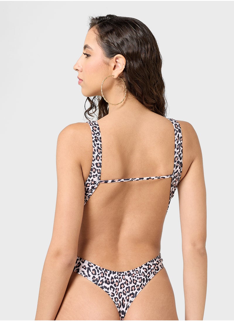 Ginger Leopard Print Swimsuit  - Image 3
