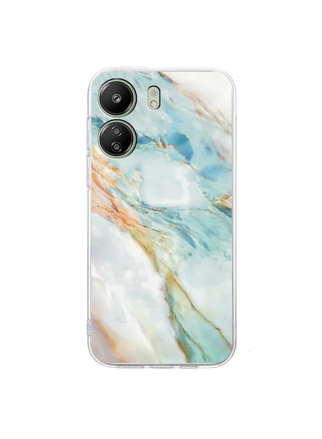 اس-توب جراب لهاتف Redmi 13C 4G بنمط رسم ملون من مادة TPU - Image 2