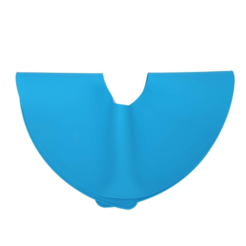 woobles Hair Salon Stylist Cutting Collar, Collar, Waterproof Silicone Salon Hair Dye Pad Soft Hair Shawl Neck Guard for Hairdressing Hair Cutting Hair Dye Perm and Shampoo(blue) - Image 5