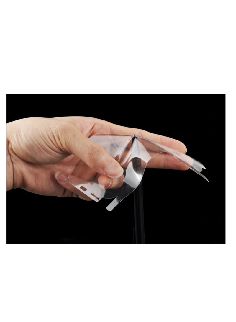 Digi Core مجموعة تغطية كاملة لهاتف iPhone 14 Plus واقي شاشة 3 عبوات 6.7 بوصة 2.5D حواف منحنية مع عدسة كاميرا iPhone 14 Plus وورقة شفافة من PVC مضادة للخدش (iPhone 14 Plus، Starlight) - Image 2