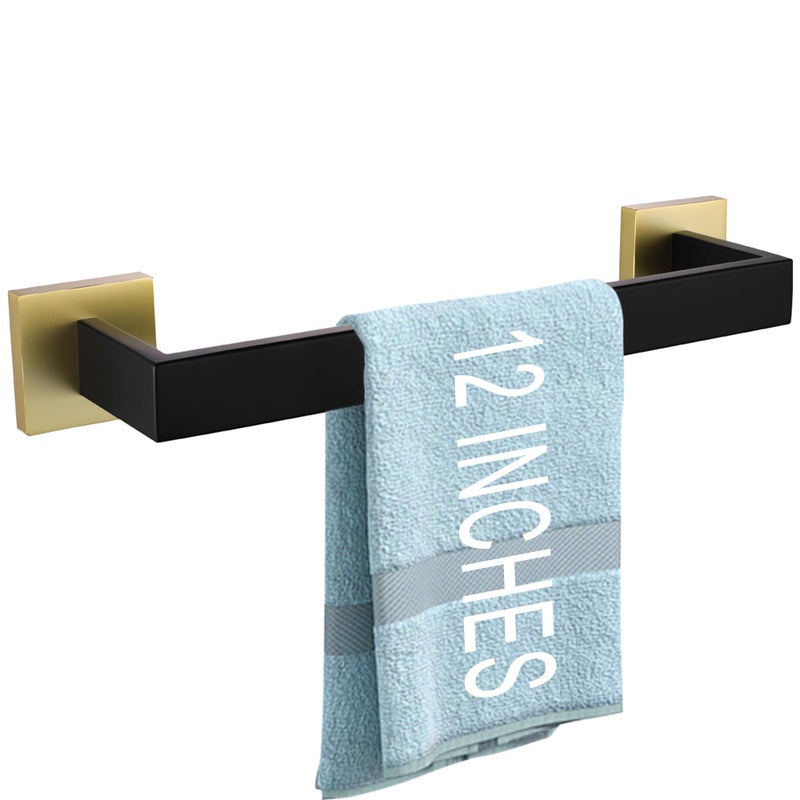 LANC 12-Inche Towel Bars for Bathroom Wall Mounted Chrome Polished Total-14  Stainless Steel Towel Hanger Silver Hand Towel Holder for Cabinet Kitchen Towel Racks Towel Rods  A8804CP-3P1 - Image 1