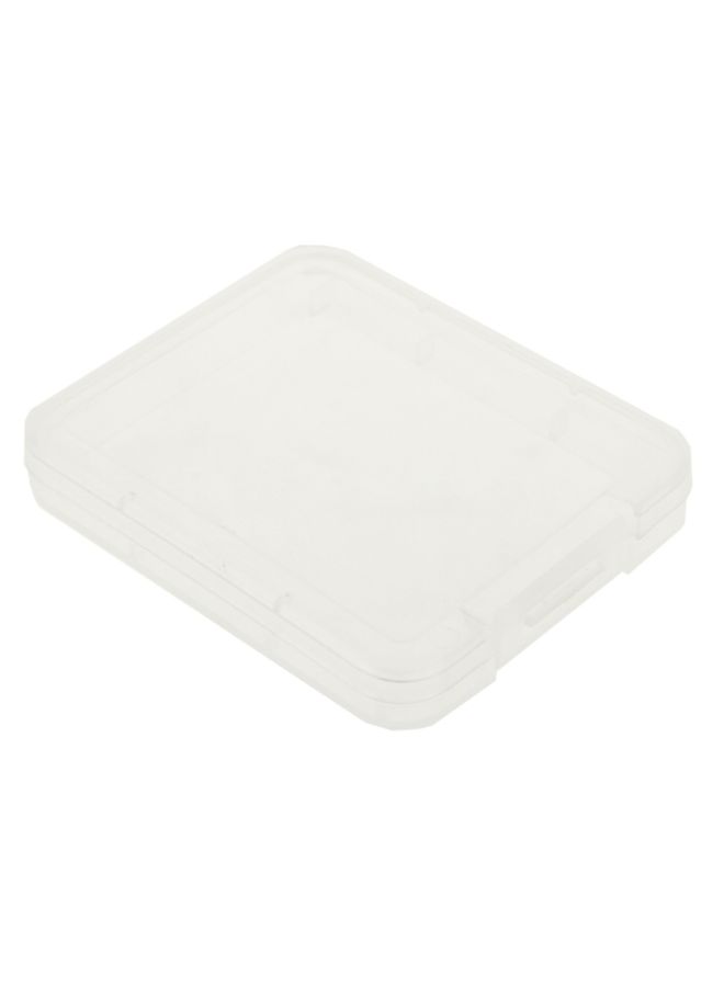 BURAQ 100Pcs Transparent Plastic Storage Card Box for Compact Flash Card / CF Card(Transparent)  - Image 2