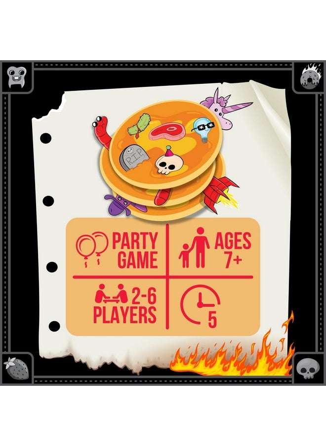 Exploding Kittens Exploding Kittens Anarchy Pancakes 2-6 Players - Ages 7+ - 5 Minutes to Play - Strategic and Chaotic Card Game - Party Game, Ideal for Family Night, Kids and Adults  - Image 3