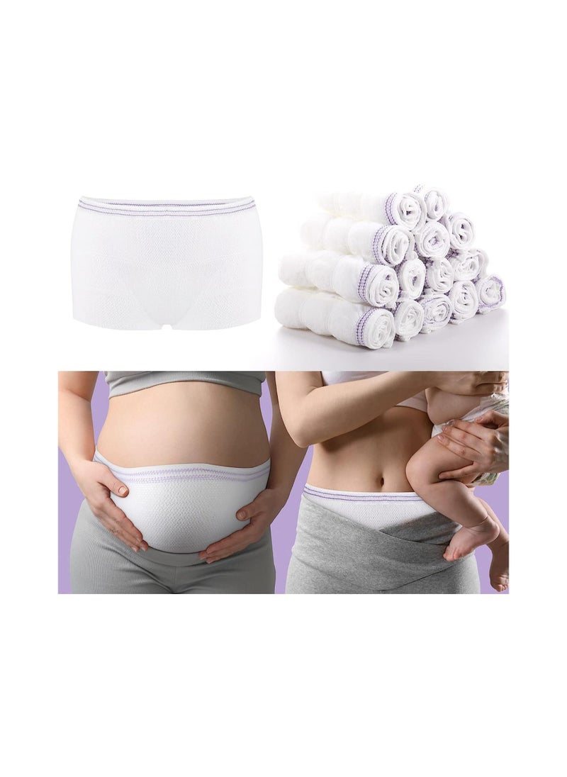 KASTWAVE - Mesh Postpartum Underwear Disposable Panties, Women High Waist C Section Maternity Postpartum Panties, Soft, Breathable, Stretchy (8  Counts & Medium) - Image 1