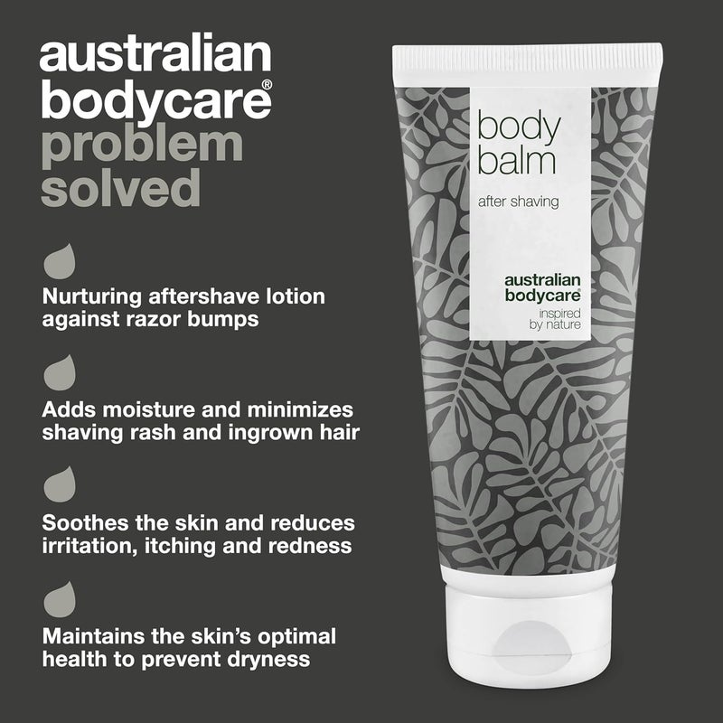 Australian Bodycare Body Balm for Women Men 200ml Tea Tree Oil Aftershave for Ingrown Hairs Razor Bumps and Razor Burn Immediate Relief after Shaving Perfect for Body Hair Removal and Shaving - Image 3