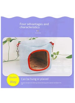 XFXINGFU Animals Hammock, Soft Bed, Small Pet House, Hanging House Cage Nest for Hamster Rat Chinchilla Sleep and Play  - Image 2