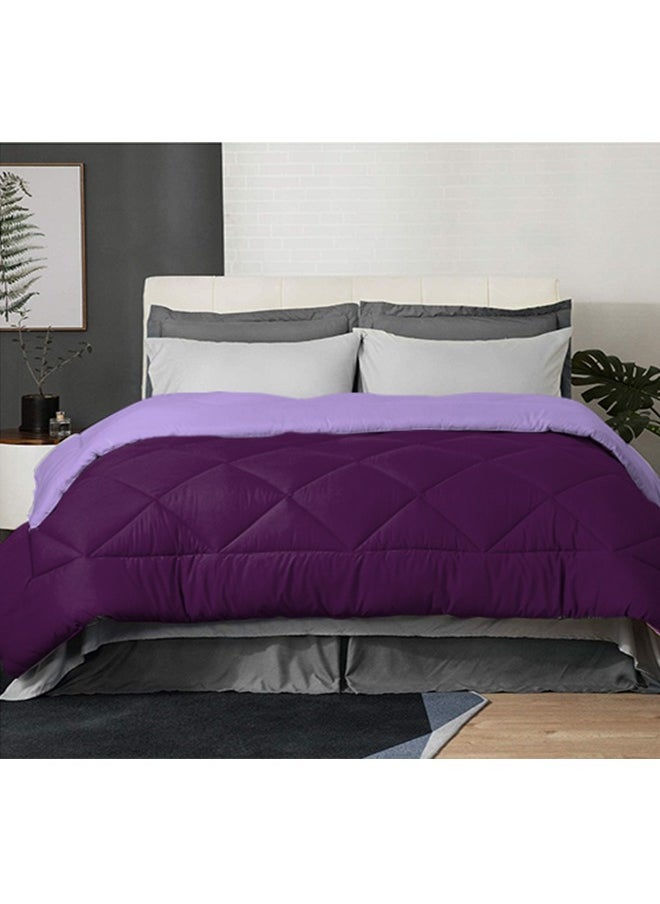 Tiba Double face quilt Mauve and Lavender 220*235cm  - Image 2