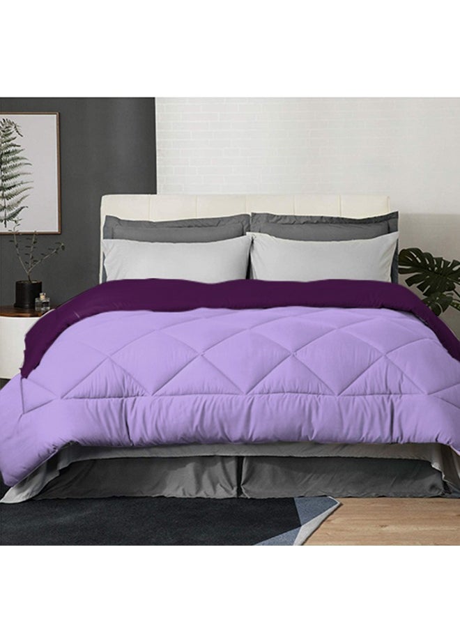 Tiba Double face quilt Mauve and Lavender 220*235cm  - Image 3
