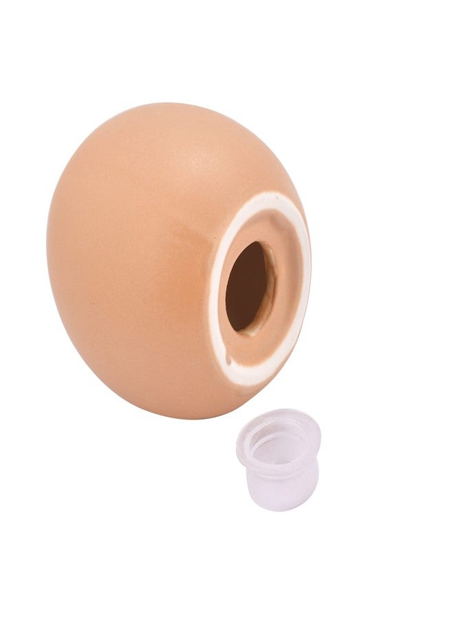 E - EZRA Ceramic Salt & Pepper Dispenser Bottle Spice Shakers for Dinning Table - Image 4