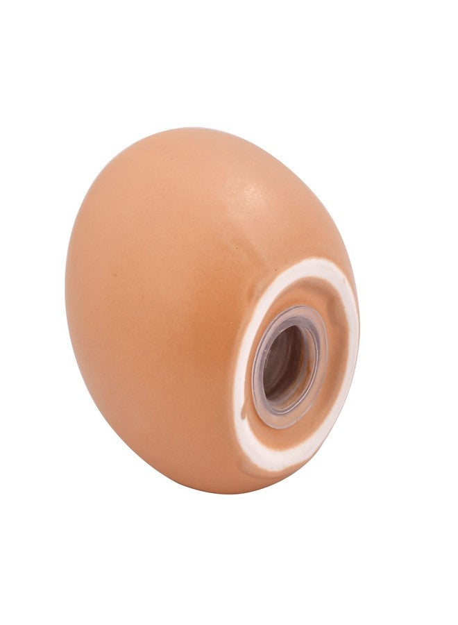 E - EZRA Ceramic Salt & Pepper Dispenser Bottle Spice Shakers for Dinning Table - Image 3