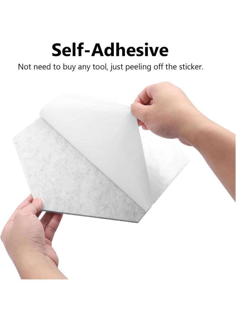 Relex 12 Pack Self-adhesive Acoustic Panels 12" X 10" X 0.4", Sound Proof Foam Panels with High Density, Stylish Y Lined Design, Flame Resistant, Absorb Noise and Eliminate Echoes(Gray) - Image 4