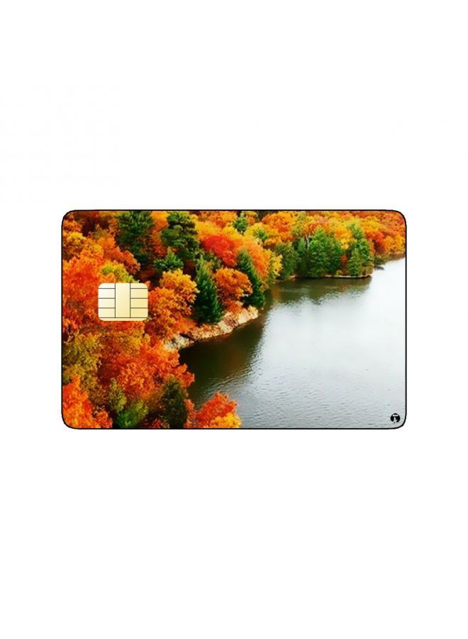 RKN PRINTED BANK CARD STICKER Beautiful Nature View Picture - Image 2
