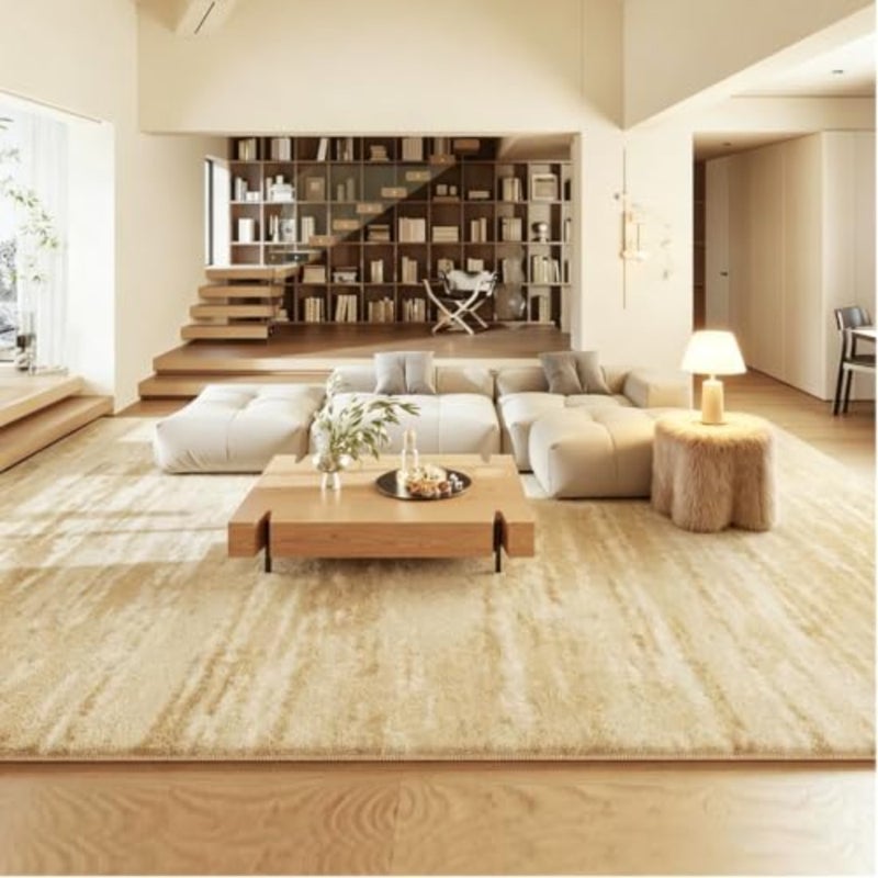 Carpet Living Room 200x300cm, Soft Fluffy Area Carpet Bedroom Living Room Shaggy Washable Anti-Skid Comfortable Large Rugs Indoor Modern Home Decor Floor Faux Wool Fluffy Carpet - Image 2
