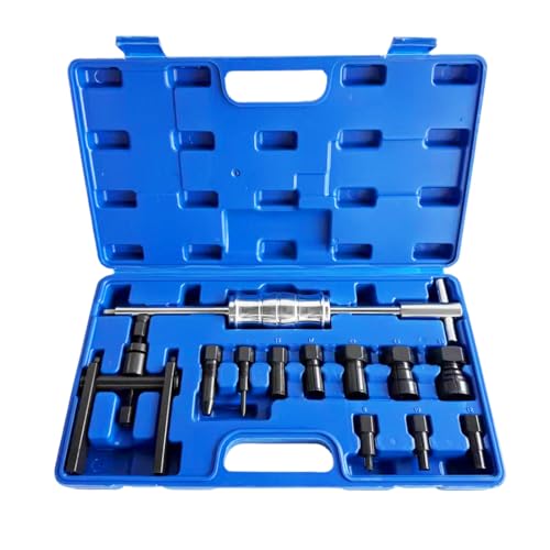 LainKeen 12pcs Motorcycle Blind Inner Bearing Puller Tool Kit, Motorcycle Slide Hammer Pilot Insert Inner Internal Bearing Removal Tool Set 8-25MM - Image 2