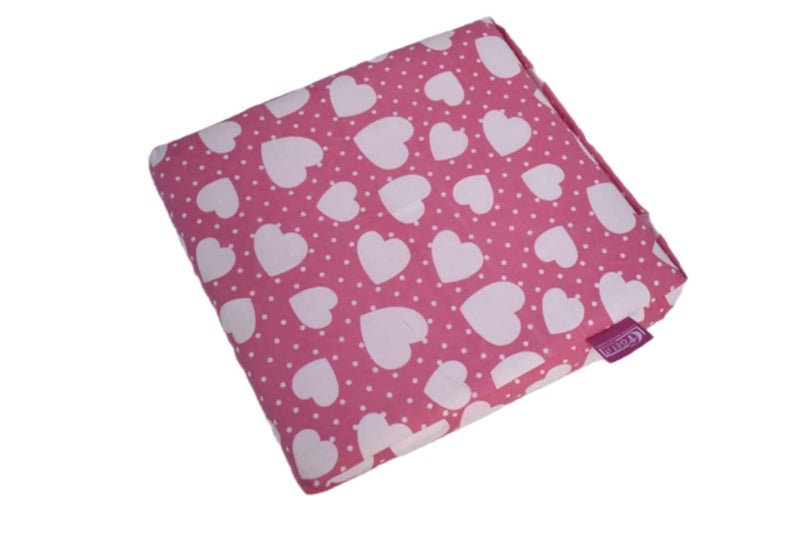 GET IT Multi Use Wedge Pillow for Pregnancy Women and New Born Baby | Lower Back-Pain Relief |Knee Support Between Legs | Anti Vomiting and Milk Spitting for New Born Baby (Heart Pink) - Image 4