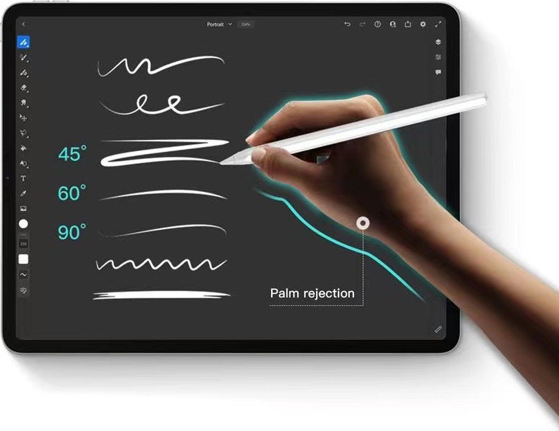 FUJIMAX Apple iPad Mini 6 2021 6th Generation Palm Rejection Palm Red Magnetic Drawing Pen - Image 4