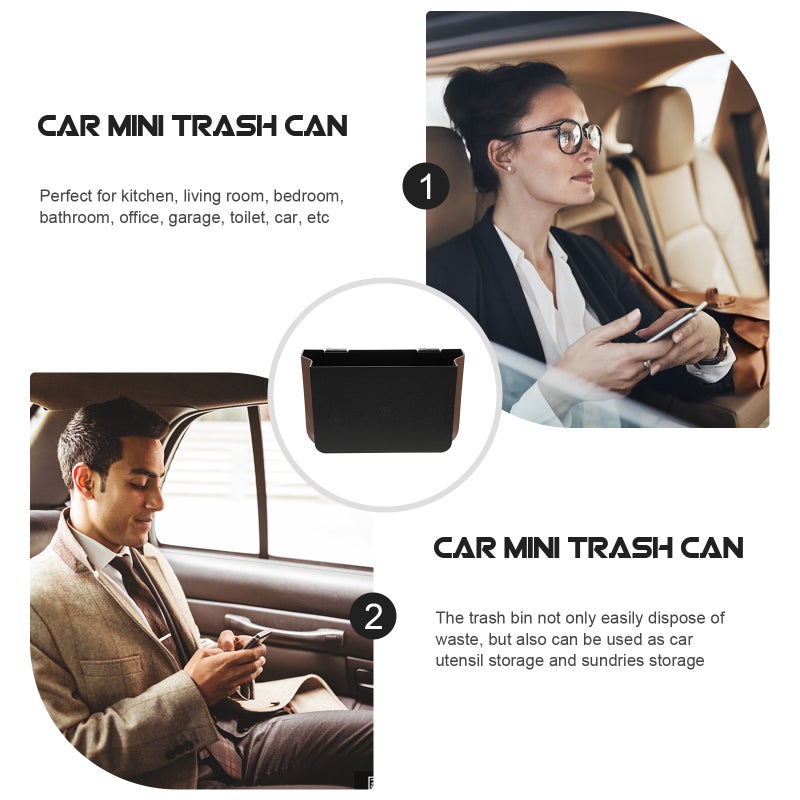 🚗 حاوية نفايات سيارة محمولة للتعليق تصميم أنيق مقاس ٦ ٢٩ ٣ ١٤ بوصة عدد ٢ قطعة - Image 5