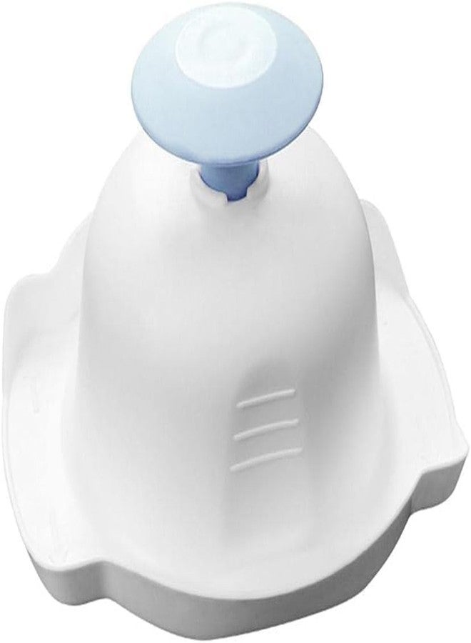 Bwexxt Blue Food Safety Holder for Mandolin Slicer,Finger Anti-Cut Protectors for Vegetable Grater, Peelers and Slicers, Food Slicer Cutter Finger Guard for Mandoline Slicer, Grating and Slicing Tools - Image 1