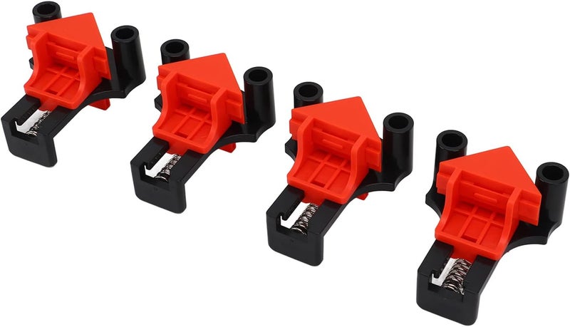 Temp resistant Yosoo Health Gear 4pcs Angle Clamp 5 to 22mm 60 90 120 Degree Adjustable Right Fixer Single Handle Spring Loaded Clamp,Swing Woodworking Tool Fixing for Welding, Wood Working Multi item matching Cost effective upgraded craftsmanship Simple multi-feature practical build Light & sturdy Precision processed material Trendy versatile build Easy clean surface Elegant upgraded practical design Quick available purchase options Upgraded simple practical design All-round well-engineered practical build Multi-demand satisfied design Affordable purchase options Globally selected raw material Local & cross border ship compatible Processed natural substance Globally trusted quality Advanced compact design Carefully selected solid material Closed & open space compatible Sand resistant Climate adapted upgraded quality Land transit & shipment compatible Stable base - Image 1