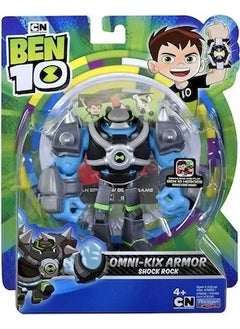 BEN 10 Action Figures S1 W13 Armor Shock Rock 
