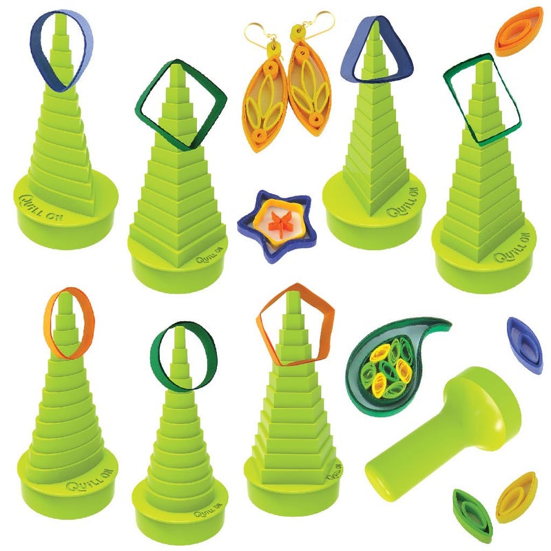 Quill On - Ultimate Border Buddy - Green- Quilling Borders Made Easy (Ultimate Border Buddy) (Border Buddy - Green) - Christmas Gifts for Kids - Image 5