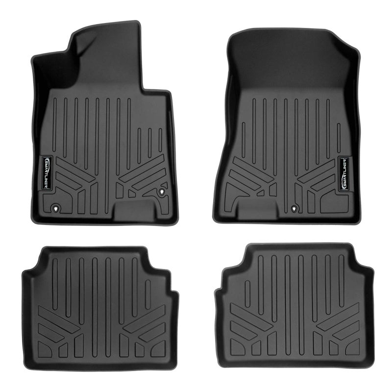 SMARTLINER Custom Fit Floor Mats 2 Row Liner Set Compatible with 20212024 Kia K5
