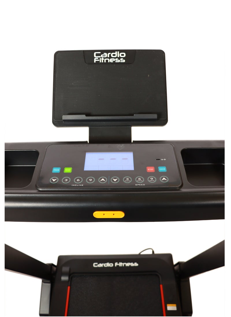 Cardio Fitness - TREADMILL, CARDIO FITNESS, 2.0HP, DIGITAL DISPLAY, 100KG USER WEIGHT, AUTO INCLINE - Image 1
