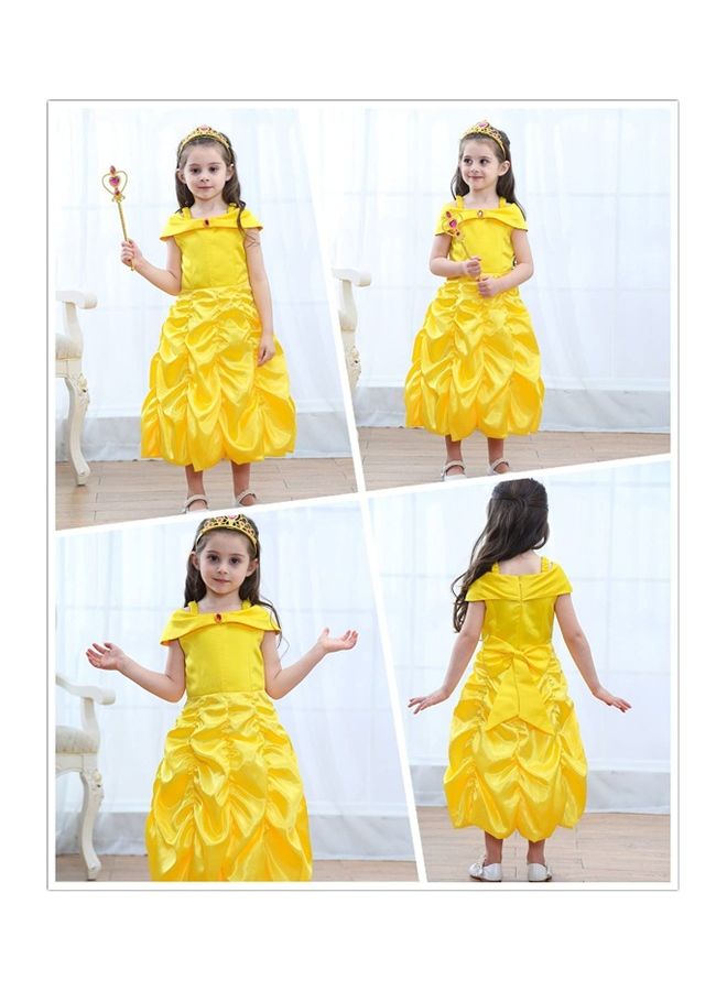 NIBEMINENT 5-Piece Princess Costume And Accessories Set 80cm - Image 3