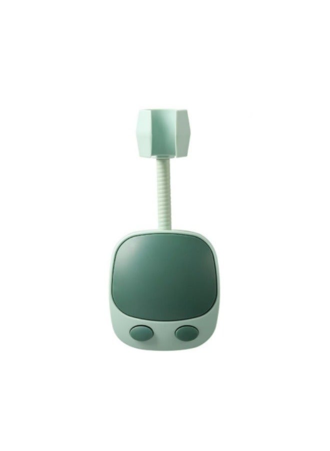 Punch-Free Shower Head Bracket Shake Head Adjustable Bathroom Shower Head Bracket Green  - Image 1