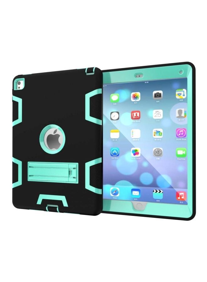 NIBEMINENT Protective Case Cover With Kickstand For Apple iPad Mini 4 7.9-Inch Black/Turquoise  - Image 1