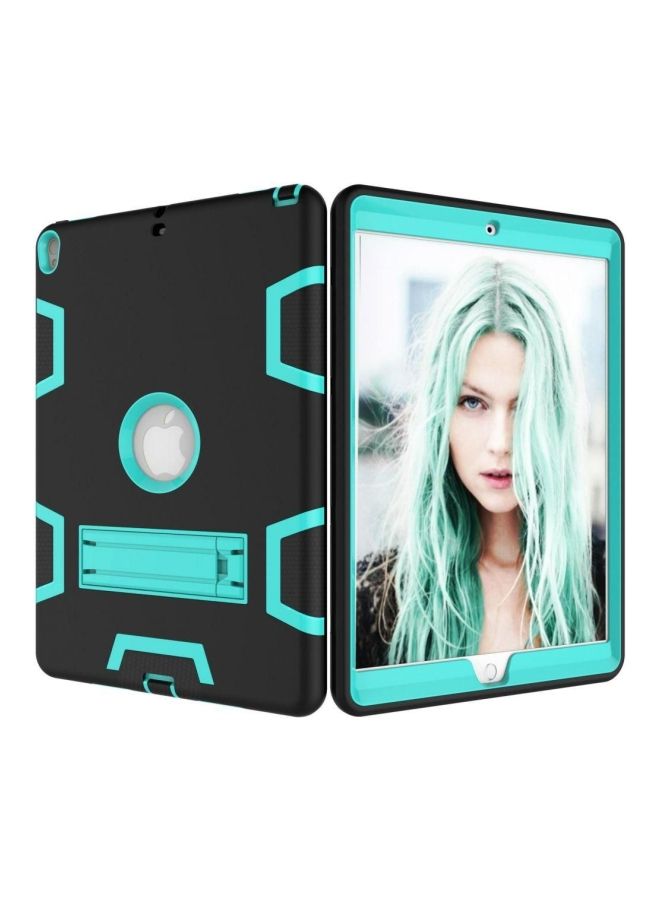 NIBEMINENT Protective Case Cover With Kickstand For Apple iPad Mini 4 7.9-Inch Black/Turquoise  - Image 2