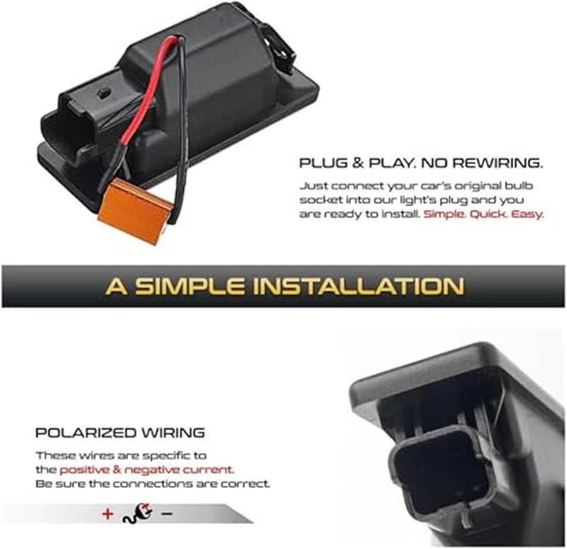 Wivplex Canbus Error Free License Plate Light for Benz and Sprinter - Image 2