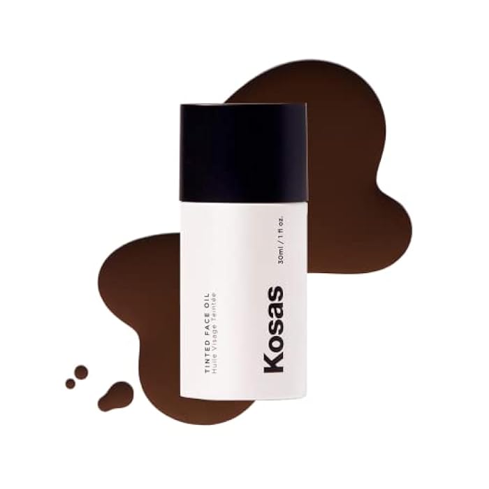 Kosas Tinted Face Oil | Nourishing, Light-Coverage Tinted Foundation, (Tone 10) - Image 1