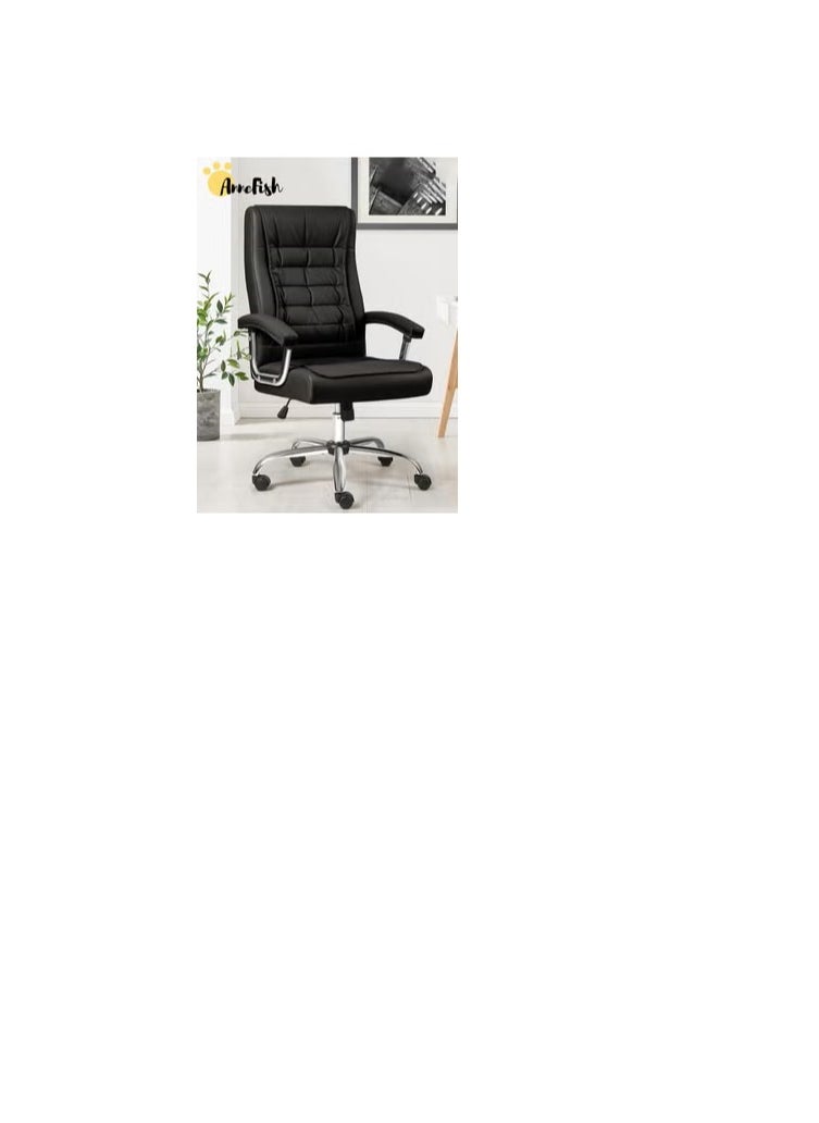 Executive Office Chair Adjustable Leather Chair, Swivel Office Chair with Padded Armrest and Spring Seat, Computer Desk Chair for Home Office - pzsku/ZE290C500A010CD9A6355Z/45/_/1737488553/a5b41543-514a-44db-9bb4-c77a3ae20bc9