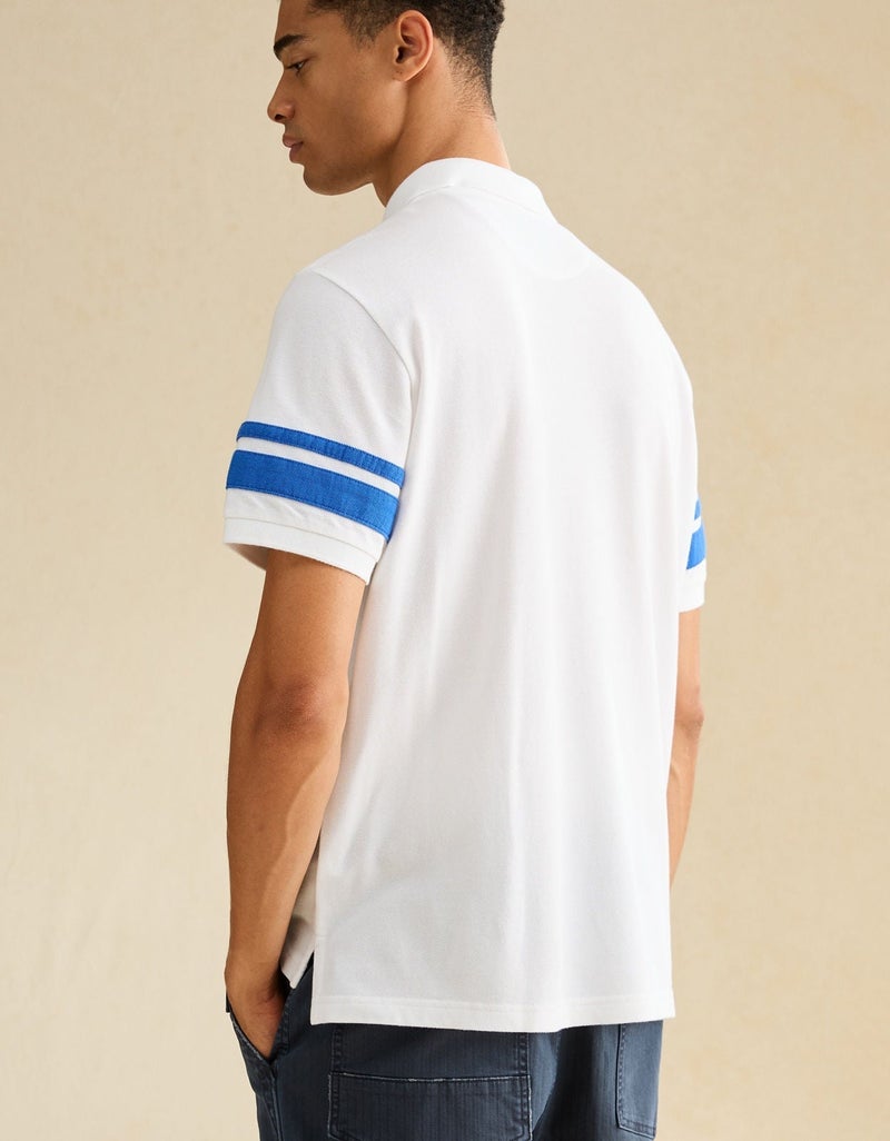 American Eagle AE Standard Fit Applique Pique Polo Shirt - Image 3