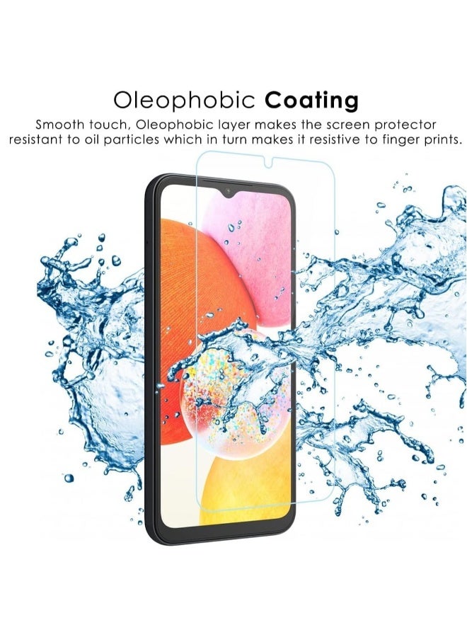 DUSALA 2 Pack Screen Protector for Samsung Galaxy A16 Tempered Glass Screen Shatterproof Anti Scratch Glass HD Clear compatible with Samsung Galaxy A16 - Image 5