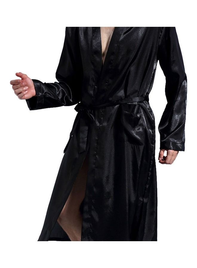 Solid Belted Robe