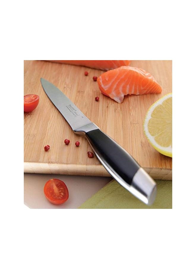 Berghoff Essentials Utility knife Stainless Steel Great for precision cutting With Comfort Grip 12,5cm Black  - Image 4
