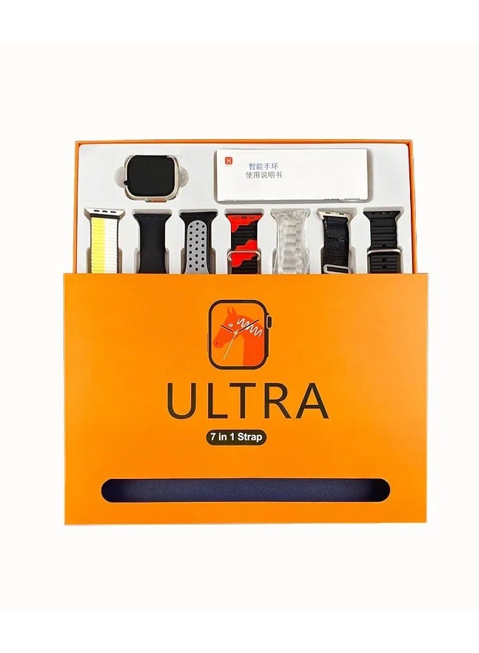 ساعة ذكية سيريس 9 الترا 2.01 تعمل بنظامي أندرويد و IOS مع 7 أساور - Image 2