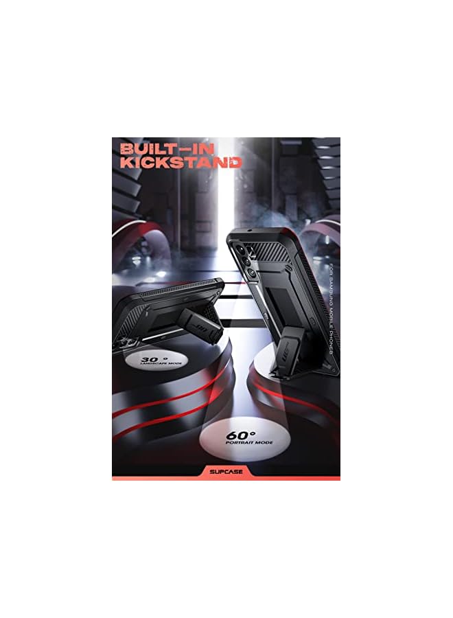 SupCase Unicorn Beetle Pro Series Case for Samsung Galaxy S22 Plus 5G (2022 Release), Full-Body Dual Layer Rugged Belt-Clip & Kickstand Case Without Built-in Screen Protector (Black) - Image 4