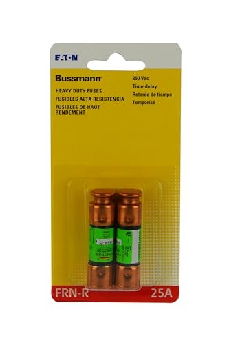 Bussmann BP/FRN-R-25 25 Amp Fusetron Dual Element Time-Delay Current Limiting Fuse Class RK5, 250V UL Listed, 2-Pack - Image 5