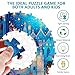 SECOGM Bookshelf Cat Puzzles for Adults 1000 Pieces Round Watercolor Jigsaw Puzzles 1000 Pieces Impossible Difficult Hard Challenging Puzzles for Adults Art Puzzle for Home Decor 265 265in - Image 4