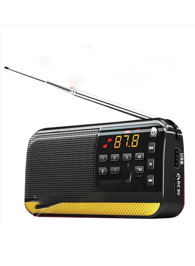 نيوترل مكبر صوت V30 Retro Cassette يجمع بين تشغيل الموسيقى وراديو FM وشاشة LED في جهاز واحد. مثالي لغرف المعيشة والمكاتب وغرف النوم وغيرها. كما أنه هدية رائعة لكبار السن. (اللون) - Image 3