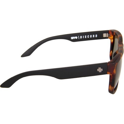Spy Discord Sunglasses - Spy Optic Look Series Designer Eyewear - Vintage Tortoise/Grey Green - Image 3
