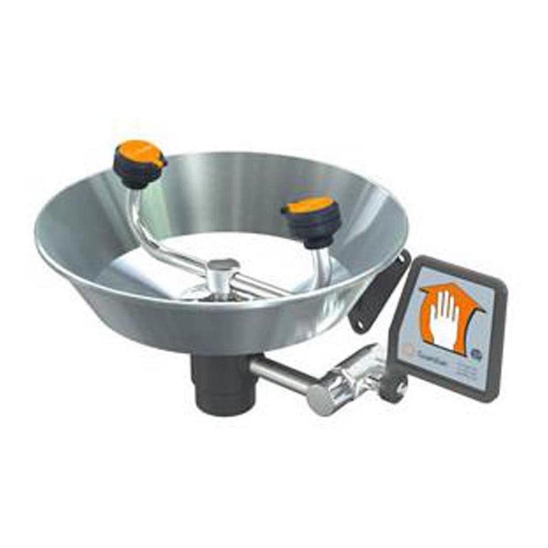 Guardian Equipment G1814 Wall Mount Eye Wash, Stainless Steel, Silver, 1/2" NPT Female - Image 2
