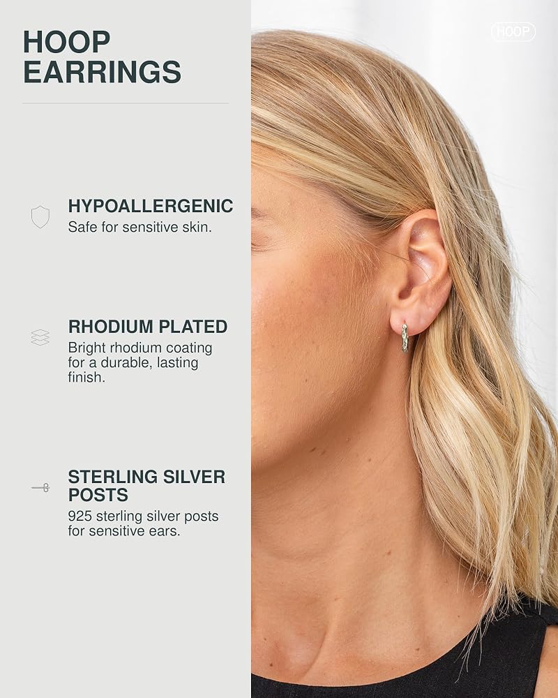 PAVOI 14K Gold Plated 925 Sterling Silver Post Ultra Thick Huggie Earring Women's Mini Hoop Earrings Gold Plated Small Hoops - Image 2