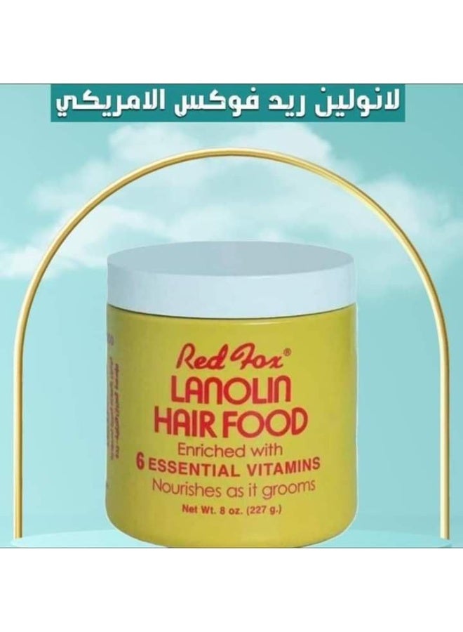 ريد فوكس كريم ريد فوكس لانولين الأمريكي هير فود 227جم – علاج الهيشان والتقصف والخشونة | ترطيب عميق ولمعان فوري للشعر التالف - Image 2