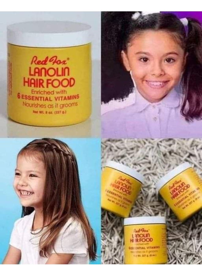 ريد فوكس كريم ريد فوكس لانولين الأمريكي هير فود 227جم – علاج الهيشان والتقصف والخشونة | ترطيب عميق ولمعان فوري للشعر التالف - Image 4