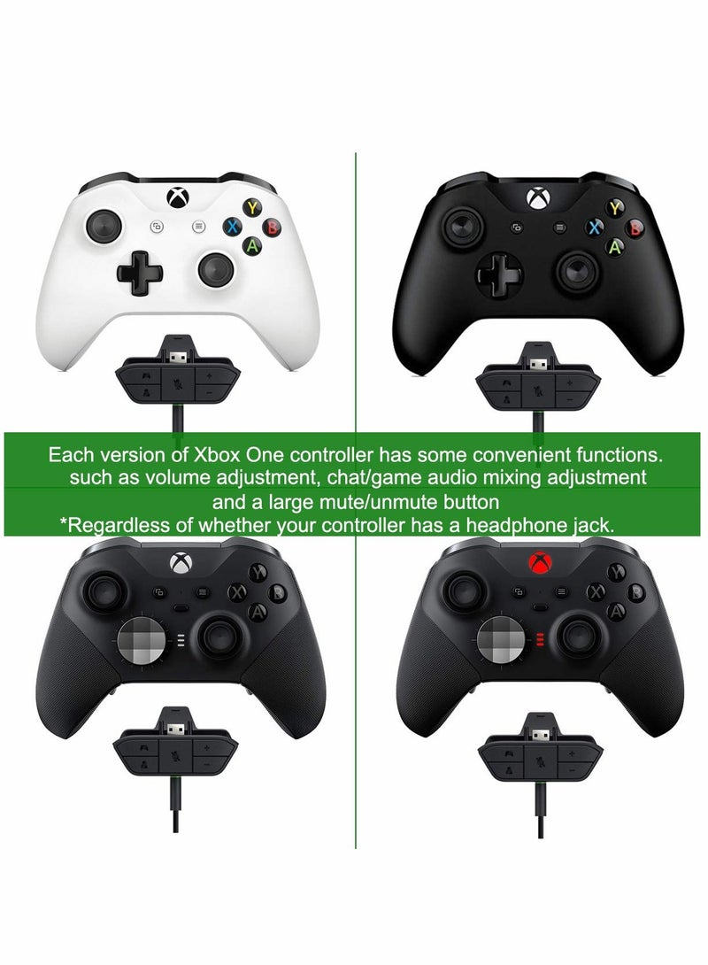 Zikra Stereo Headset Adapter for Xbox One, Audio Mic Headphone Converter, Adjust Audio Balance, Volume, Mic Directly - Image 2