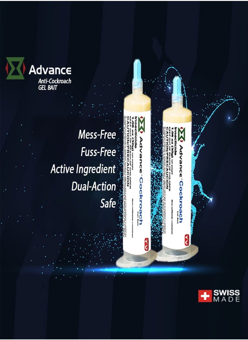advance - Advance Cockroach Gel Bait 30g Pack of 2 - Image 1